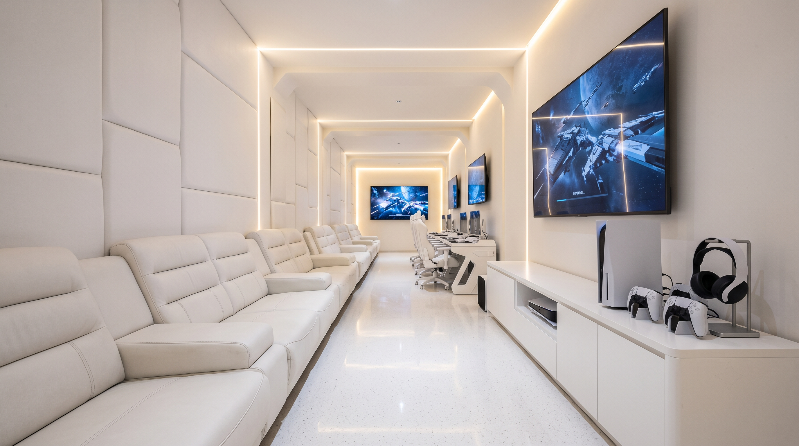 Gaming Lounge Corner